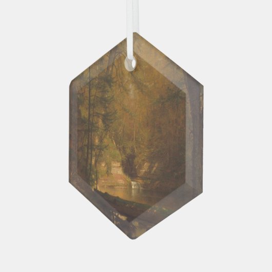 Der Forellenpool (1870) Kunstwerk - Ornament (Vorderseite Links)