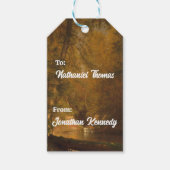 Der Forellenpool (1870) - Maßgeschneiderte Geschen Geschenkanhänger (Vorderseite)