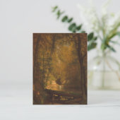 Der Forellenpool (1870) - Worthington Whittredge Postkarte (Stehend Vorderseite)