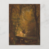 Der Forellenpool (1870) - Worthington Whittredge Postkarte (Vorderseite)