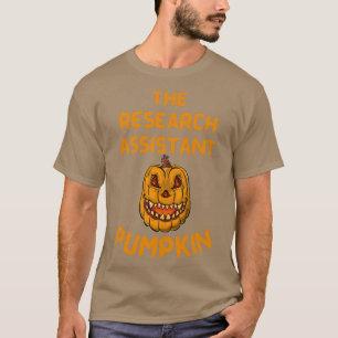 Der Forschungsassistent Pumpkin Funny Halloween Co T-Shirt