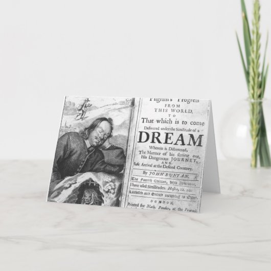 Der Fortschritt der Pilger Karte (Vorderseite)