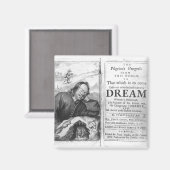 Der Fortschritt der Pilger Magnet (Vorderseite/Rückseite)