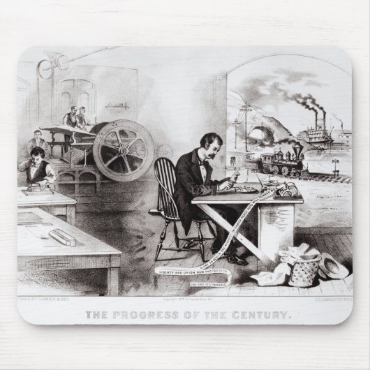 Der Fortschritt des Jahrhunderts Mousepad (Vorne)