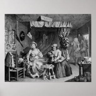 Der Fortschritt eines Harlots Poster