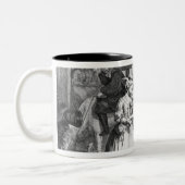 Der Fortschritt eines Harlots Zweifarbige Tasse (Links)