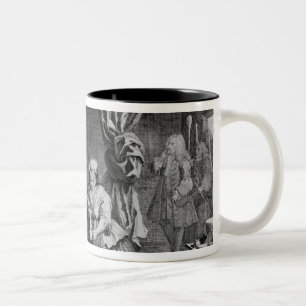 Der Fortschritt eines Harlots Zweifarbige Tasse