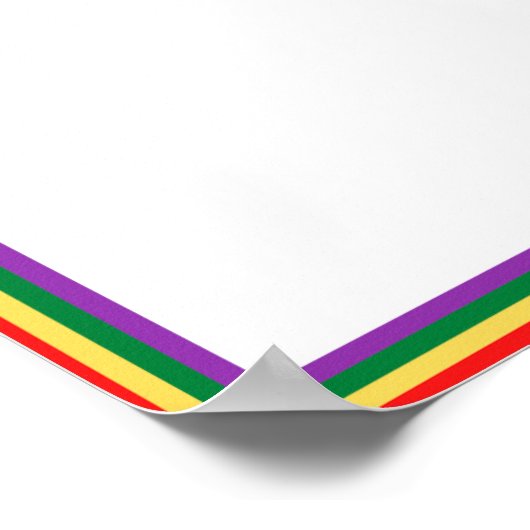 Der Fortschritt ist nicht linear. Poster (Ecke)