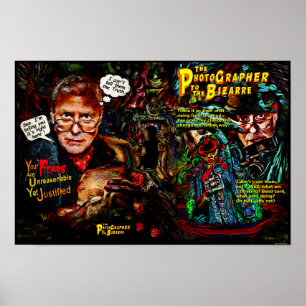 Der Fotograf mit dem Ursprung in Bizarre Poster
