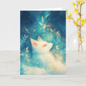 Der Fox Magical Reverie Karte (Gelbe Blume)