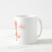 Der Fox sagt frohe Weihnachten! Kaffeetasse (VorderseiteRechts)