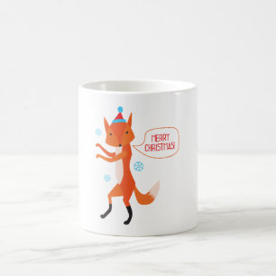 Der Fox sagt frohe Weihnachten! Kaffeetasse