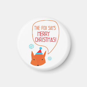 der Fox sagt heiraten Weihnachten! Magnet