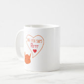 der Fox sagt i-Liebe Sie! Kaffeetasse (Vorderseite Links)