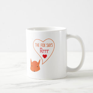 der Fox sagt i-Liebe Sie! Kaffeetasse