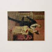 Der Foyer des Lehrsaal-Theaters (Öl auf Leinwand) Puzzle (Horizontal)