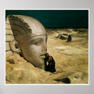 Der Fragesteller der Sphinx Poster