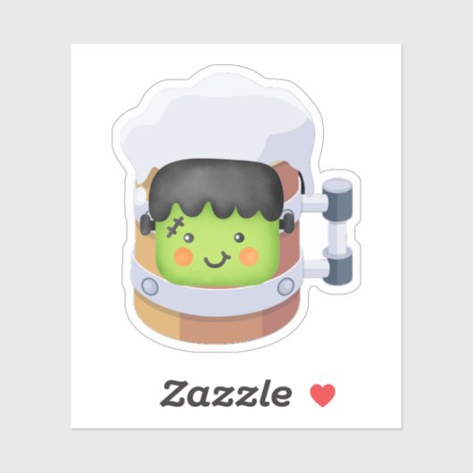 Der "frankenSTEIN" Aufkleber (Blatt)