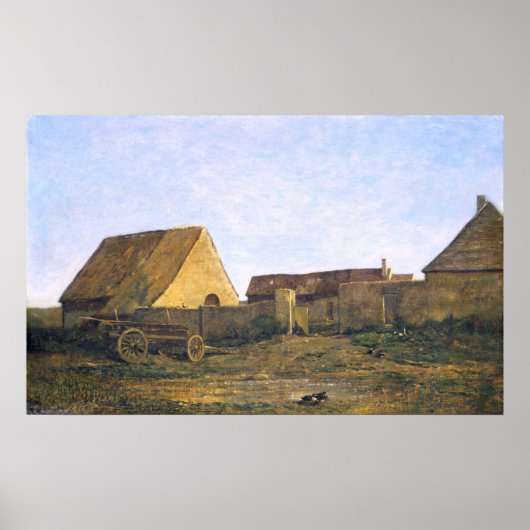 Der französische Bauernhof von Charles-François Da Poster (Vorne)