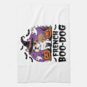 Der französische Boohund � die Spookiest Pup Geschirrtuch (Vertikal)