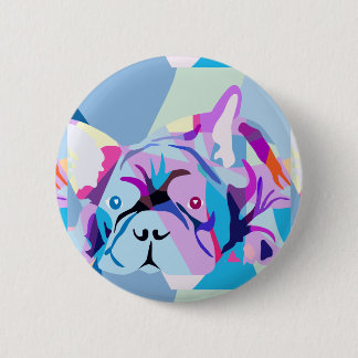 Der französische Bulldog Button