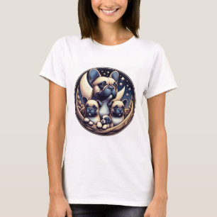 Der französische Bulldog, der Begleithund T-Shirt