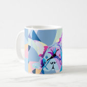 Der französische Bulldog Kaffeetasse (Vorderseite Links)