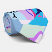 Der französische Bulldog Krawatte (Gerollt)