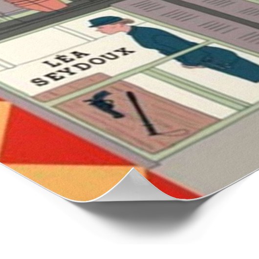 Der französische Dispatch Poster (Ecke)