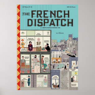Der französische Dispatch Poster