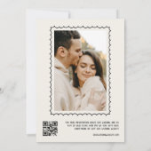 Der französische Hand gezeichnete Whimsikspass auf Einladung (Rückseite)