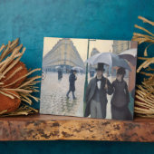 Der französische Impressionismus Paris Street Rain Fotoplatte (Seite)