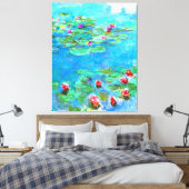 Der französische Impressionist Claude Monet Water Leinwanddruck (Insitu (Schlafzimmer))