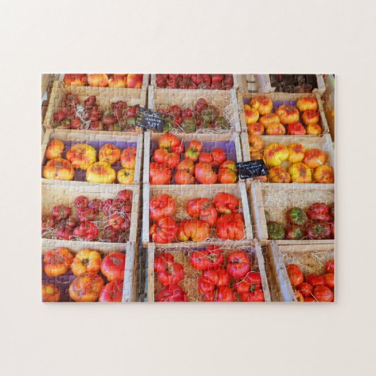 Der französische Obstmarkt und der Veg-Markt Puzzle (Horizontal)
