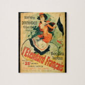 "Der französische Standard", die Plakatwerbung 'aß Puzzle (Vertikal)