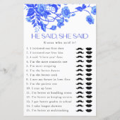 Der französische Toile Floral sagte, sie sagte Bri (Vorderseite)