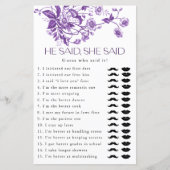 Der französische Toile Floral sagte, sie sagte Bri (Vorderseite)