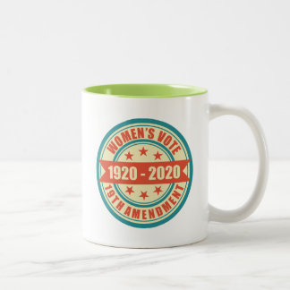 Der Frauen berichtigen, um Centennial zu wählen Zweifarbige Tasse