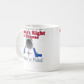 Der Frauen berichtigen, um zu wählen Kaffeetasse (Vorderseite Links)