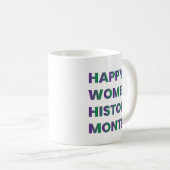Der FRAUEN GESCHICHTE MONAT Becher Kaffeetasse (VorderseiteRechts)