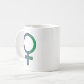 Der FRAUEN GESCHICHTE MONAT Becher Kaffeetasse (Vorderseite Links)