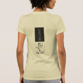 Der Frauen Recurve Bogenschützen - Wappen T-Shirt (Rückseite)