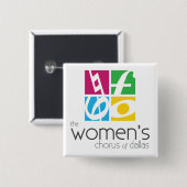 Der Frauenchor von Dallas Logo Button (Vorne & Hinten)