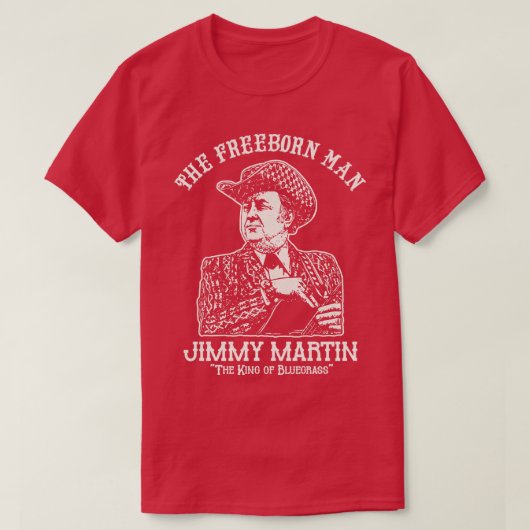 Der Freeborn Man Jimmy Martin T-Shirt (Design vorne)
