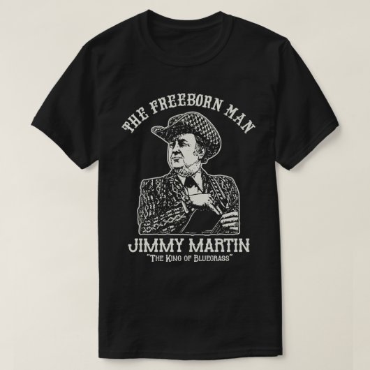 Der Freeborn Man Jimmy Martin T-Shirt (Design vorne)