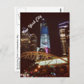 Der Freedom Tower Postkarte (Vorne/Hinten)