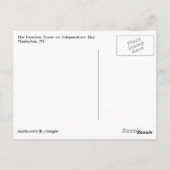 Der Freedom Tower Postkarte (Rückseite)