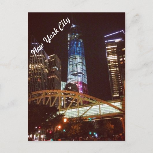 Der Freedom Tower Postkarte (Vorderseite)