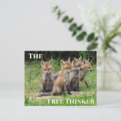 Der freie Denkfuchs Postkarte (Stehend Vorderseite)