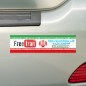Der freie Iran - Revolution tweetete Autoaufkleber (Auf Auto)